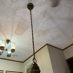 シャンデリア　イタリア製　ペンダント照明　真鍮の画像