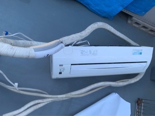 お話し中、エアコン