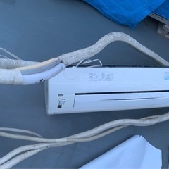 お話し中、エアコン