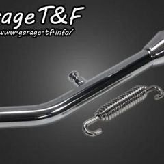 ヤマハ　ビラーゴ250 YAMAHA XV250 T&F製ショートサイドスタンド　メッキ　170の画像