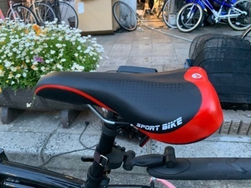 ??美品　折りたたみ自転車　２０インチ　6変速　黒　配達可能