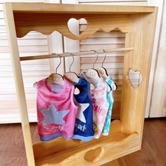 ペットのお洋服ラック⭐︎パイン材
