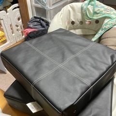 ⭐️フロアクッションレザー調ほぼ未使用品⭐️