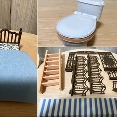 【只今交渉中】シルバニアファミリー テラスのおしゃれなあこがれのお家 の画像