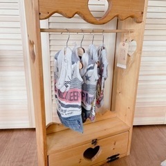 わんこお洋服のラック⭐︎パイン材