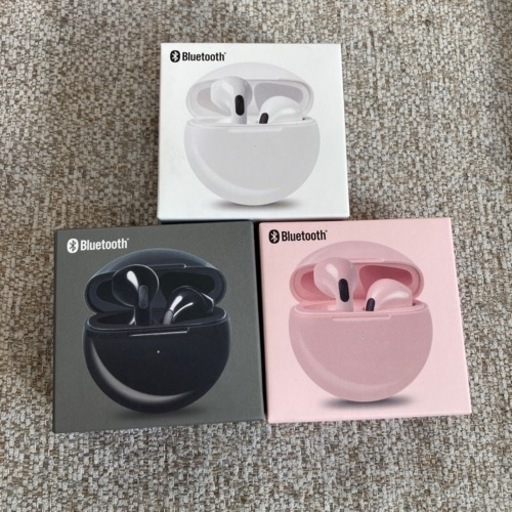 Bluetooth ワイヤレスイヤホン 3カラーから1つ