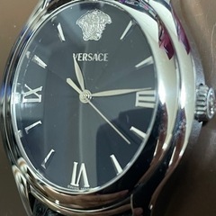 【最終値下げ、誰か購入されたい方いません？】【極希少】VERSACE（ヴェルサーチ ）ギョーシェ文字盤　ラージオーバル 純正ベルト 尾錠 の画像