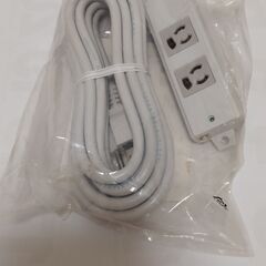 【新品未使用】サンワサプライ 工事物件タップ TAP-K2-5 5m【2セットあり】の画像