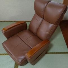 宮武製作所　高級本革回転座椅子の画像