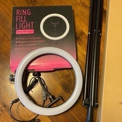 【未使用】調光LEDリングライト 26cm 