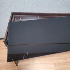 多機能強化ガラス天板テーブルの画像