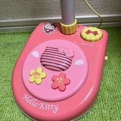 【ジャンク】キティちゃんのスタンドマイクの画像