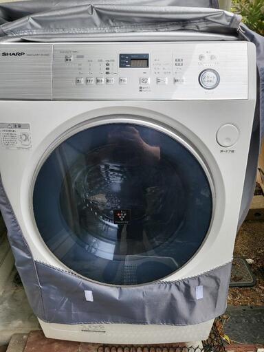 2019年式シャープES―H10C―WLドラム式洗濯乾燥機！美品❗