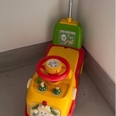 ワンワンとうーたん足こぎ車 手押し車