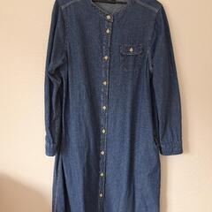 ロゴスのデニムのロングシャツです　LL