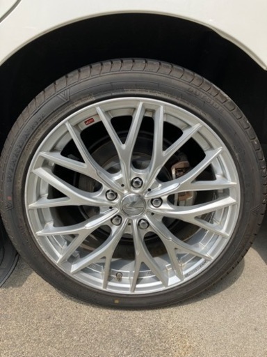 215-45R18 レオニス ホイール、タイヤセット ノア、ヴォクシー、エスクァイア等