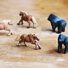 動物　ミニチュア　フィギュアの画像