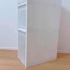 【美品】キャスター付き　スリム　収納　ストッカーの画像
