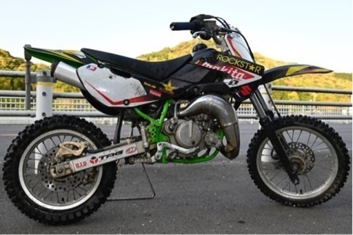 カワサキ モトクロス KX65 希少車 65cc 実動車 キック一発始動