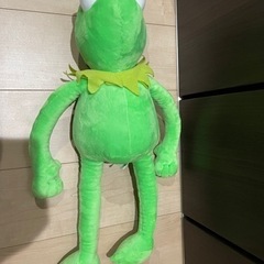 セサミ　カーミット　ジャンボぬいぐるみ　美品の画像