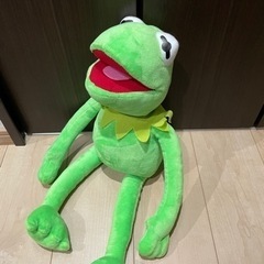 セサミ　カーミット　ジャンボぬいぐるみ　美品の画像