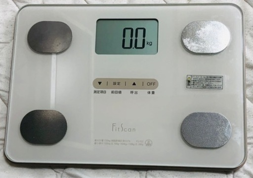 値下げしました☆彡タニタ☆彡体重計☆彡フィットスキャン☆彡中古☆彡