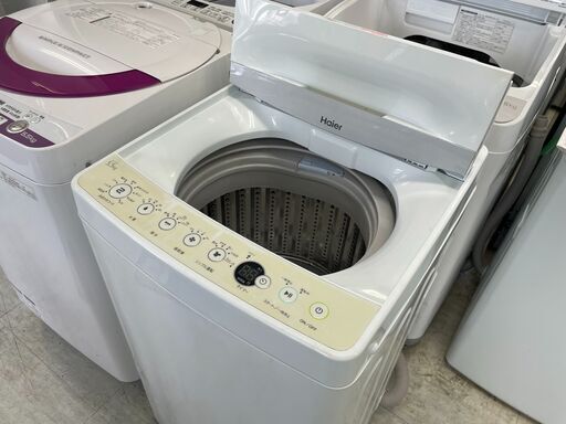 洗濯機の分解クリーニング行っています！配送設置込み　ハイアール5.5K洗濯機　2016年製　分解クリーニング済み！！