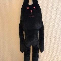 うさぎの抱き枕　黒