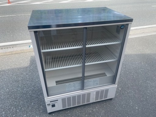 ■中古品 ホシザキ小形冷蔵ショーケース SSB-85CL2 2018年 850ｘ550ｘ1075ｍｍ 220Ｌ 動作問題なし■