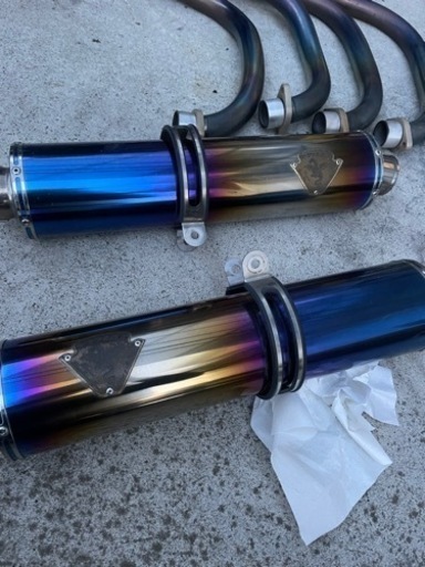 XJR1300 フルエキ　ワイバーンマフラー　実働車外し　バッフル付き