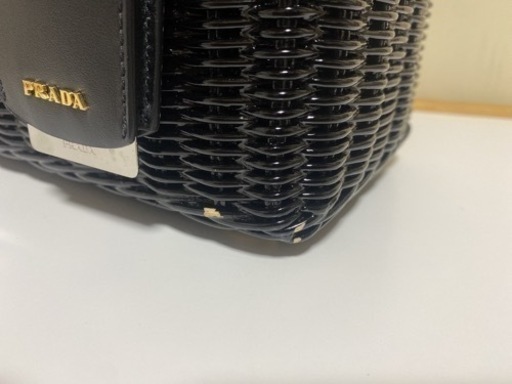 PRADA プラダ　カゴバック　ハンドバック　ショルダーバック