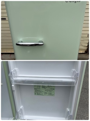 ［100565］2019年製　e angle ノンフロン冷凍冷蔵庫　149L