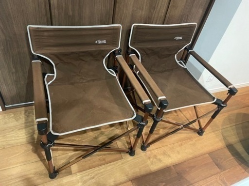 廃盤品　コールマン　コンフォートマスター　スリムキャンバスチェア 2台セット