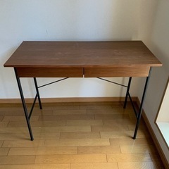 アンセムデスク　ウォールナット材　W1000×D450×H720の画像