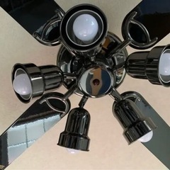 シーリングファン(LED色) 5枚羽根 リモコン付きの画像