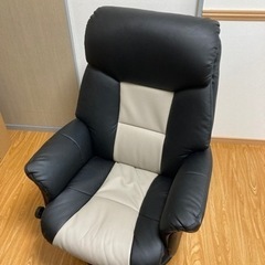 ソファ　パーソナルチェア　オットマン付　値下げしました！