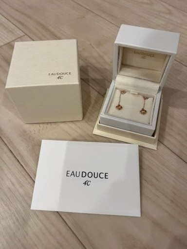 4℃ピンクゴールドピアス