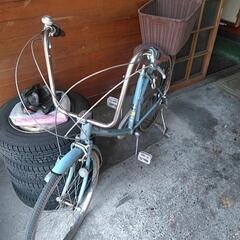 もうすぐ終了24インチのママチャリです　レトロ