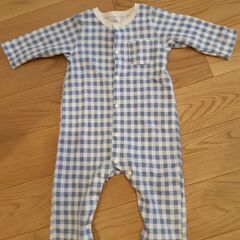 七分袖ロンパース　70cm　ユニクロ