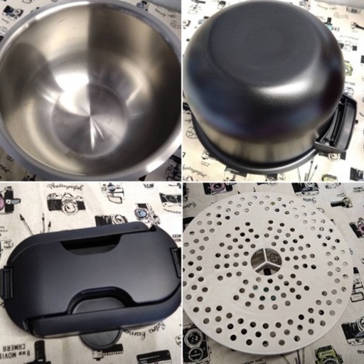 ●お値下げ！　SHARP シャープ ヘルシオ ホットクック KN-HT99B-R 2018年製 自動調理 鍋  1.6L 無水鍋 レッド 動作確認済 美品 ④