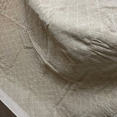 ニトリ　ウレタン入りボリューム麻混ラグの画像