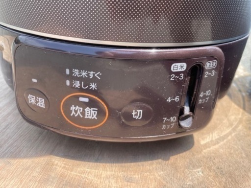 ☆中古品 リンナイ ガス炊飯器 1.8L 10合 RR-100VQ LPガス 2022年 動作問題なし ☆