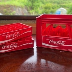 お取引き中…レトロなコカコーラ瓶ケース3点セット