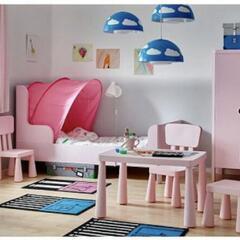 IKEA　ベッドテント　ピンクの画像