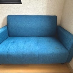 【お譲り先決定致しました】2人掛け シンプル コンパクトソファ