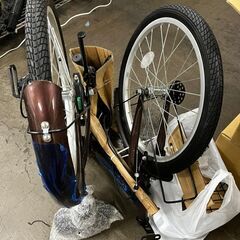 未使用 THREE STONE 折りたたみ自転車 20inchの画像