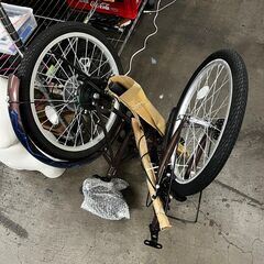 未使用 THREE STONE 折りたたみ自転車 20inchの画像