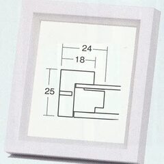 寸松庵（1/4・ミニ色紙）用額縁  ホワイト ミニ額 色紙用額縁