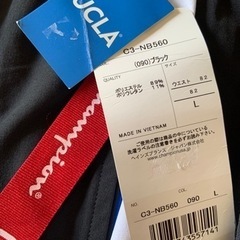 未使用タグ付◇チャンピオン champion ハーフパンツ プラクティスパンツ UCLA L ブラック 速乾 ストレッチ バスケの画像