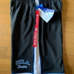 未使用タグ付◇チャンピオン champion ハーフパンツ プラクティスパンツ UCLA L ブラック 速乾 ストレッチ バスケの画像